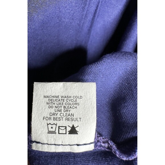 Krisa Surplice Half Sleeve Blouse in Sea Blue Women’s Size Medium NEW USA Made - Picture 5 of 6